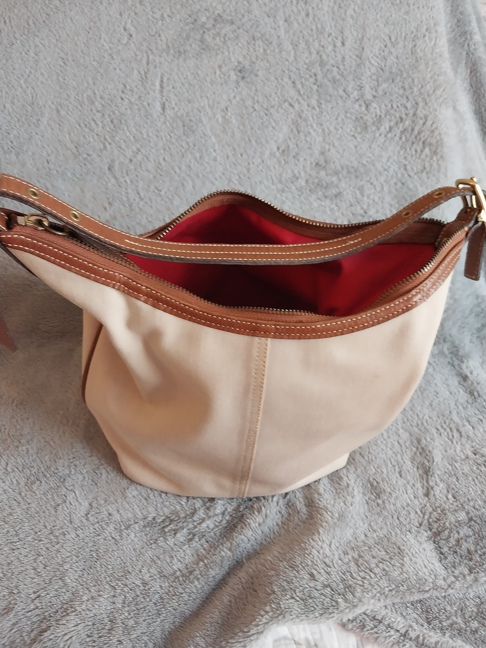Coach Canvas and Leather Trim Shoulder Bag - Picture 5 of 5